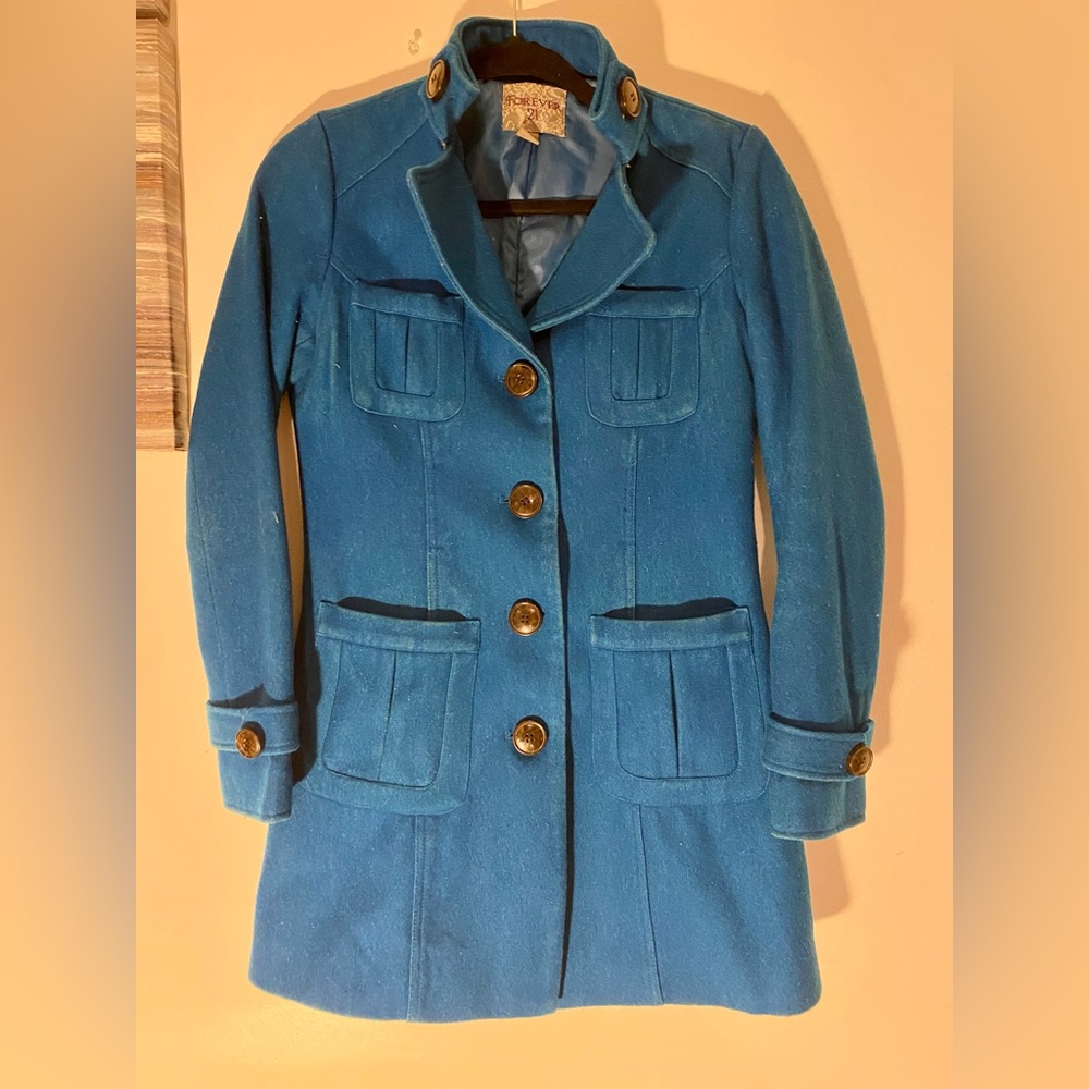 Forever 21 Small blue pea coat